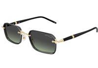Gafas de sol Montblanc Hombre MB0483S004-GOLD-BLACK-GREY54